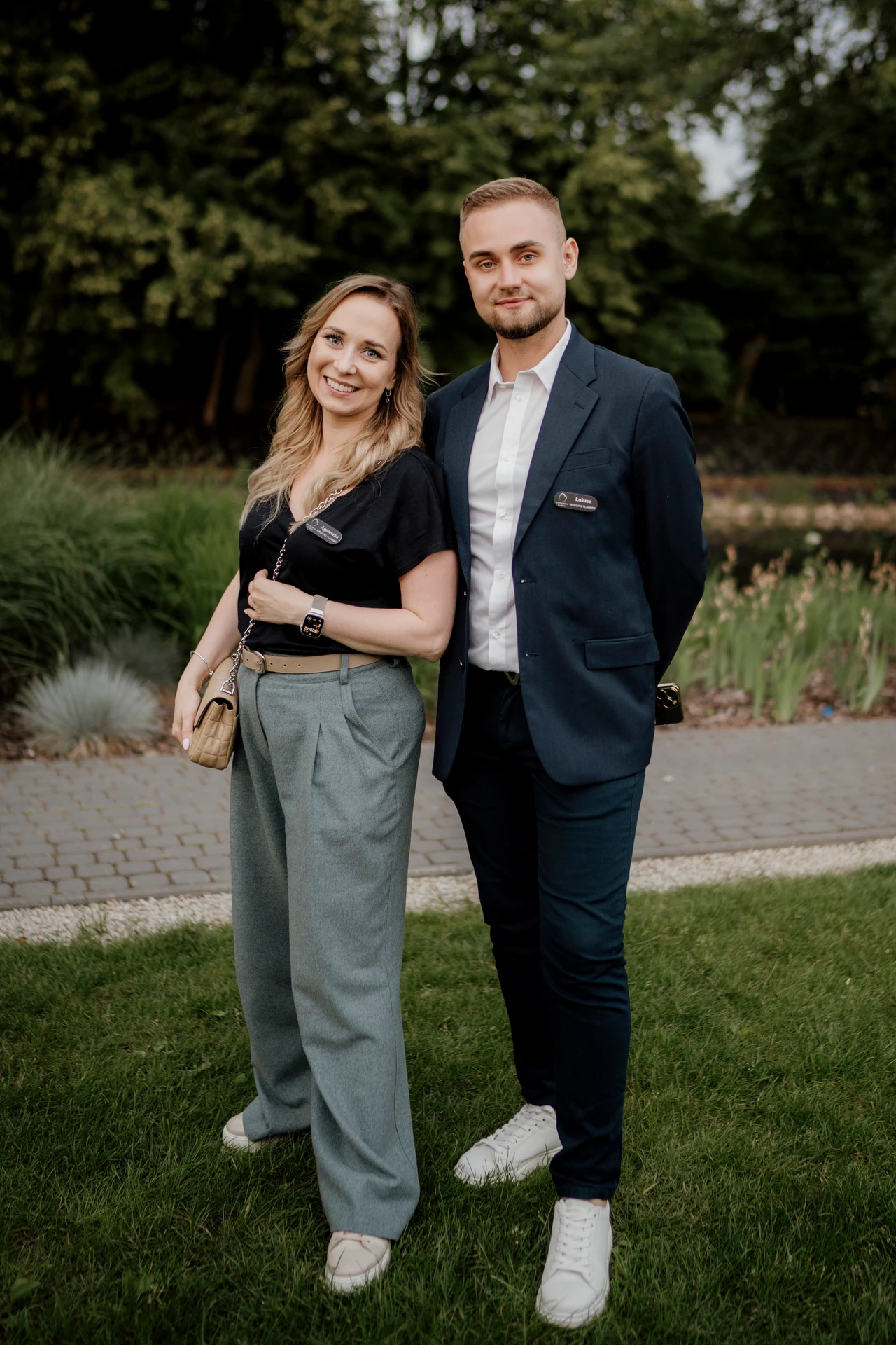 Agnieszka i koordynator w dniu realizacji ślubu